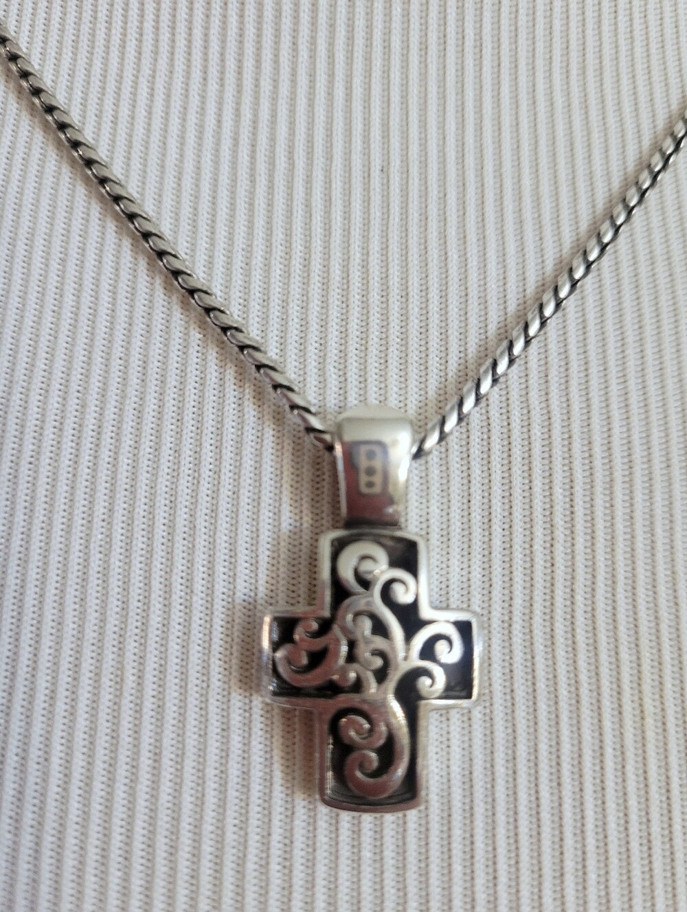 Brighton Double-Sided Sacred Cross Pendant - Picture 2 of 7